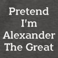 Pretend Alexander The Great Costume Funny Halloween Party Vector Backpack