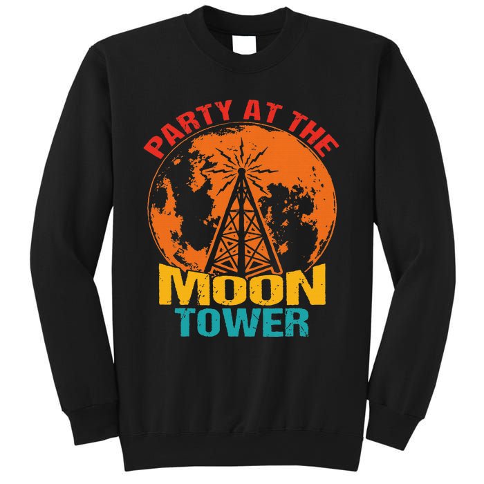 Party At The Moon Tower Vintage Apparel Sweatshirt