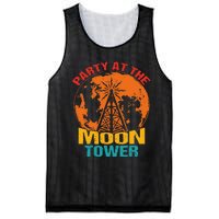 Party At The Moon Tower Vintage Apparel Mesh Reversible Basketball Jersey Tank