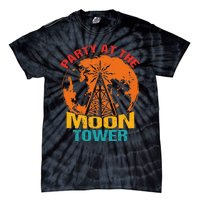 Party At The Moon Tower Vintage Apparel Tie-Dye T-Shirt