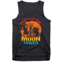 Party At The Moon Tower Vintage Apparel Tank Top