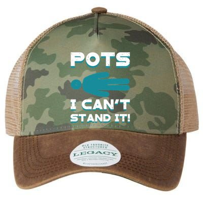 Pots Awareness Turquoise Ribbon Dysautonomia Neurologists Gift Legacy Tie Dye Trucker Hat