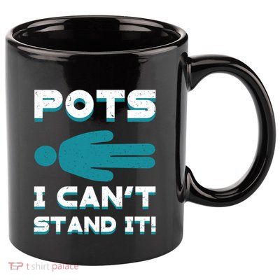 Pots Awareness Turquoise Ribbon Dysautonomia Neurologists Gift 11oz C Handle Ceramic Mug