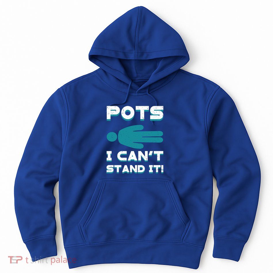 Pots Awareness Turquoise Ribbon Dysautonomia Neurologists Gift Hoodie