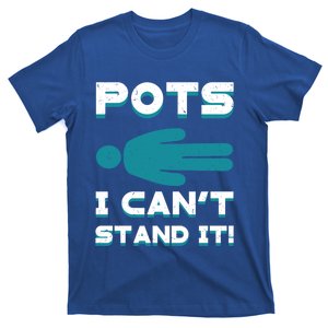 Pots Awareness Turquoise Ribbon Dysautonomia Neurologists Gift T-Shirt