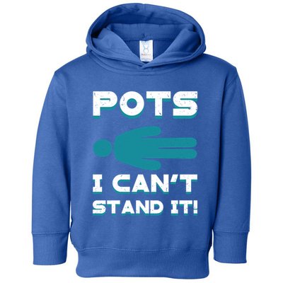 Pots Awareness Turquoise Ribbon Dysautonomia Neurologists Gift Toddler Hoodie