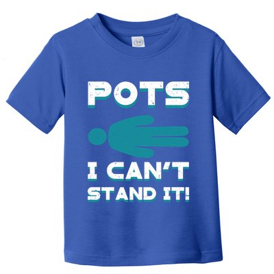 Pots Awareness Turquoise Ribbon Dysautonomia Neurologists Gift Toddler T-Shirt