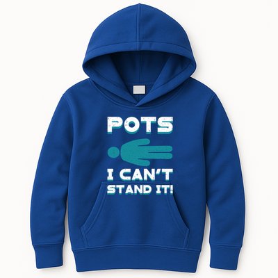Pots Awareness Turquoise Ribbon Dysautonomia Neurologists Gift Kids Hoodie