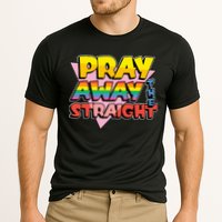 Pray Away The Straight Funny Cooling Performance Crew T-Shirt