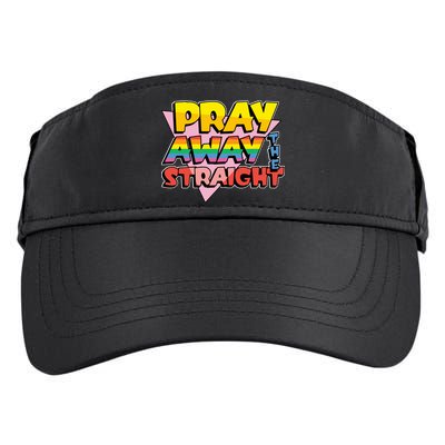 Pray Away The Straight Funny Adult Drive Performance Visor