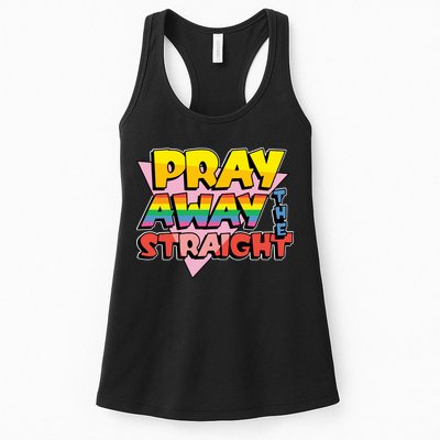 Pray Away The Straight Funny Womens Tank Top