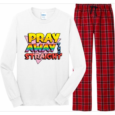 Pray Away The Straight Funny Long Sleeve Pajama Set