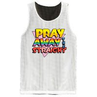 Pray Away The Straight Funny Mesh Reversible Basketball Jersey Tank