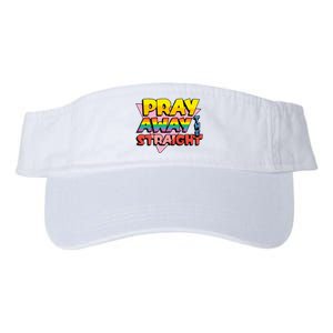 Pray Away The Straight Funny Valucap Bio-Washed Visor