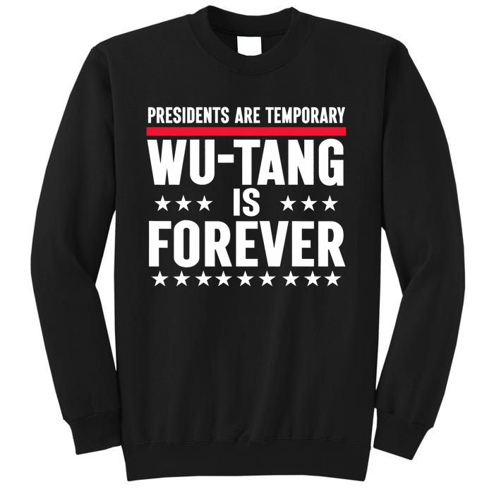 Presidents Are Temporary Is Forever 2024 Funny Blue Sweatshirt