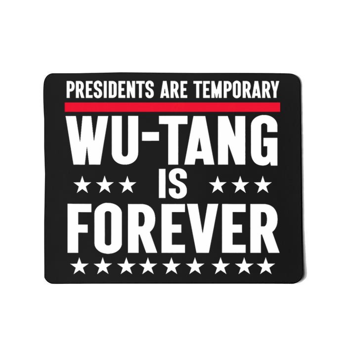 Presidents Are Temporary Is Forever 2024 Funny Blue Mousepad