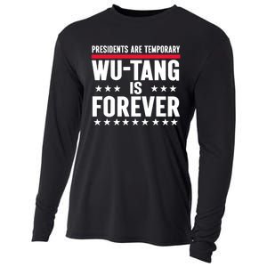 Presidents Are Temporary Is Forever 2024 Funny Blue Cooling Performance Long Sleeve Crew