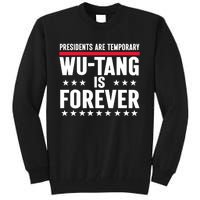 Presidents Are Temporary Is Forever 2024 Funny Blue Tall Sweatshirt