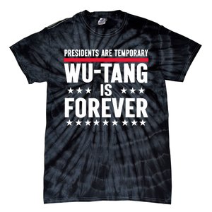 Presidents Are Temporary Is Forever 2024 Funny Blue Tie-Dye T-Shirt