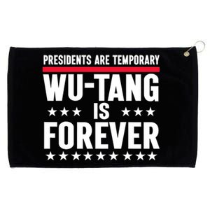 Presidents Are Temporary Is Forever 2024 Funny Blue Grommeted Golf Towel