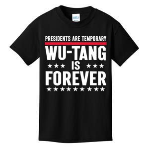 Presidents Are Temporary Is Forever 2024 Funny Blue Kids T-Shirt