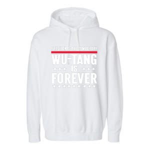 Presidents Are Temporary Is Forever 2024 Funny Blue Garment-Dyed Fleece Hoodie