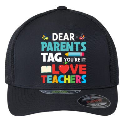 Parents And Teachers Back To School Flexfit Unipanel Trucker Cap