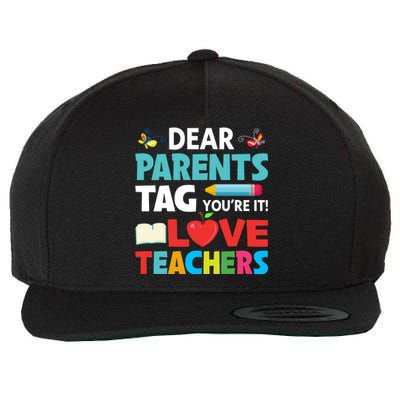 Parents And Teachers Back To School Wool Snapback Cap