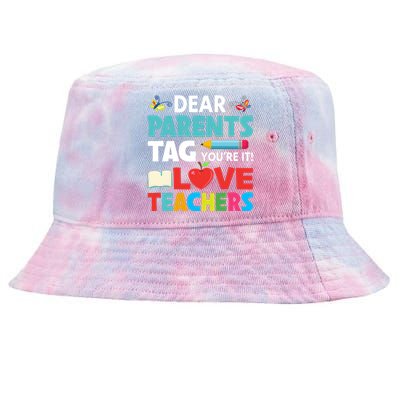 Parents And Teachers Back To School Tie-Dyed Bucket Hat