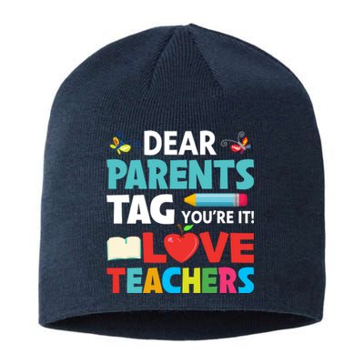 Parents And Teachers Back To School Sustainable Beanie