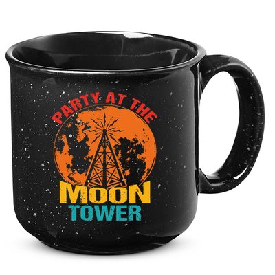 Party At The Moon Tower 15oz Campfire Ceramic Mug