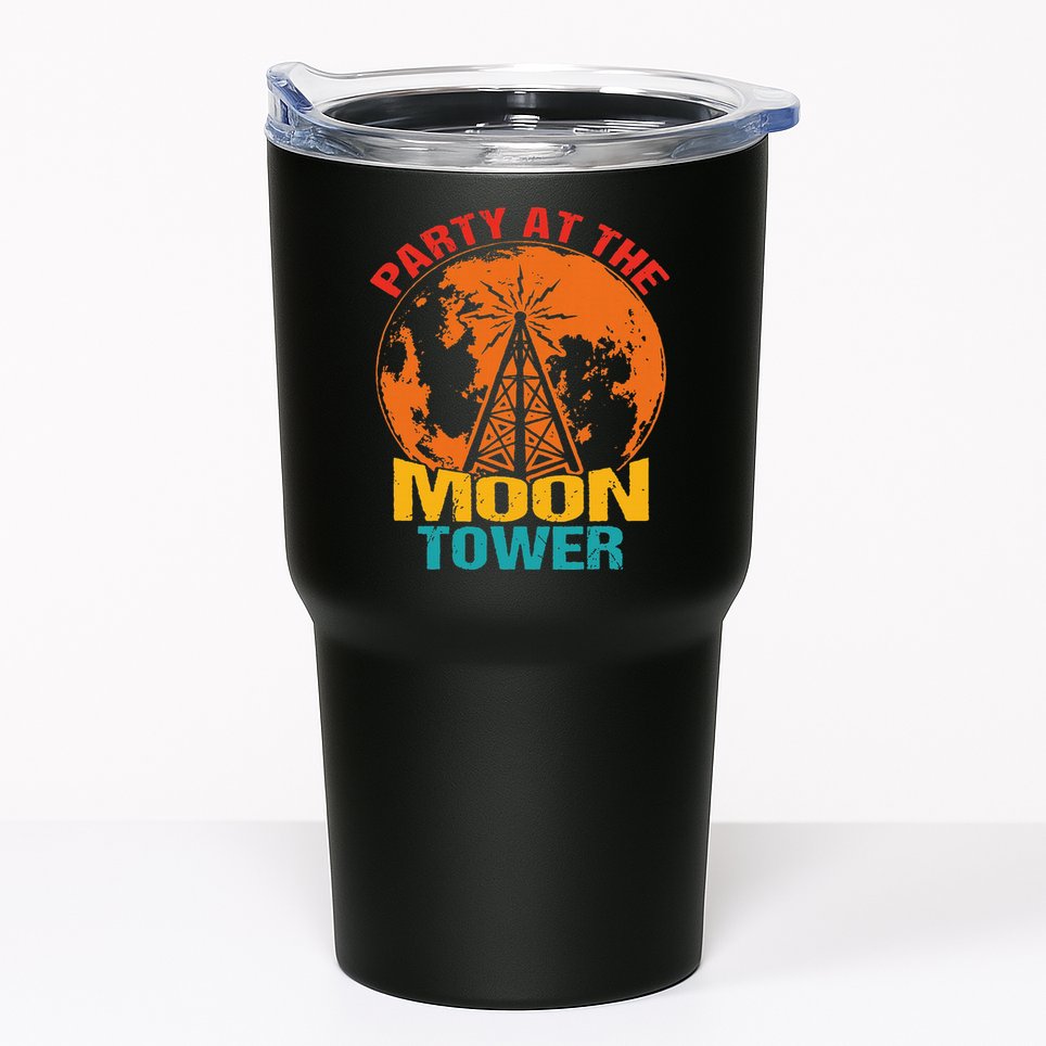 Party At The Moon Tower Tumbler