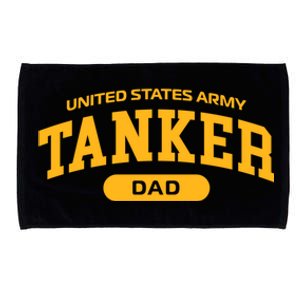 Proud Army Tanker Dad Gift Microfiber Hand Towel