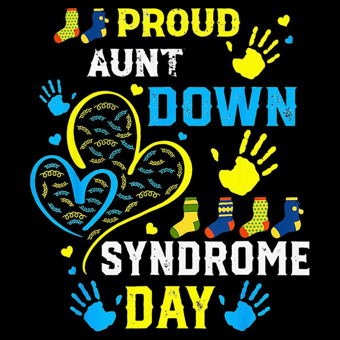 Proud Aunt T21 World Down Syndrome Awareness Day Button