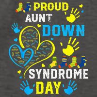 Proud Aunt T21 World Down Syndrome Awareness Day Vector Backpack