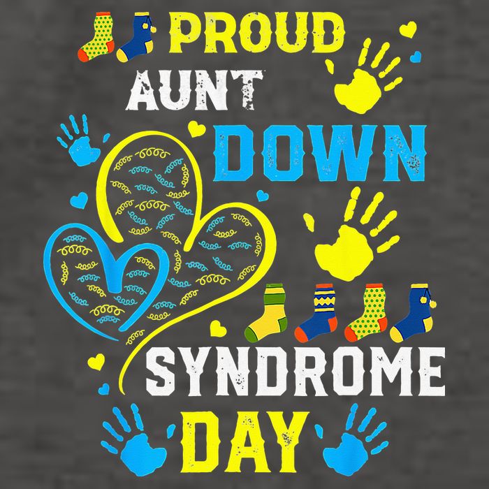 Proud Aunt T21 World Down Syndrome Awareness Day Vector Backpack