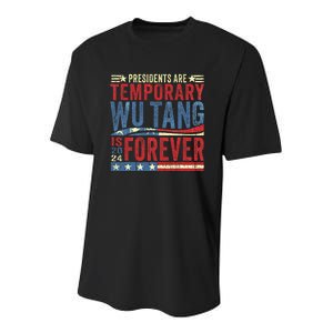 Presidents Are Temporary _wutang Is Forever 2024 Youth Performance Sprint T-Shirt