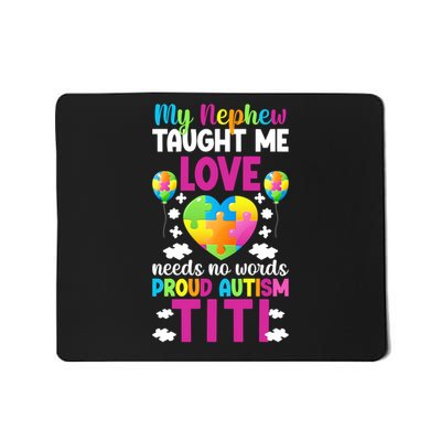 proud autism titi autism warrior titi autism awareness gift Mousepad