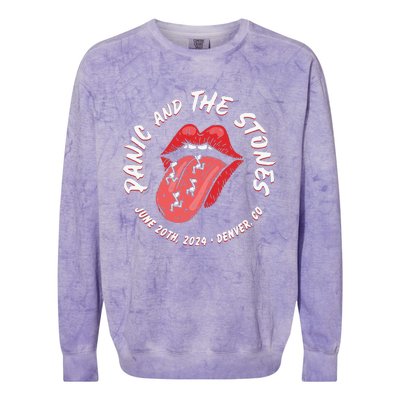 Panic And The Stones Colorblast Crewneck Sweatshirt