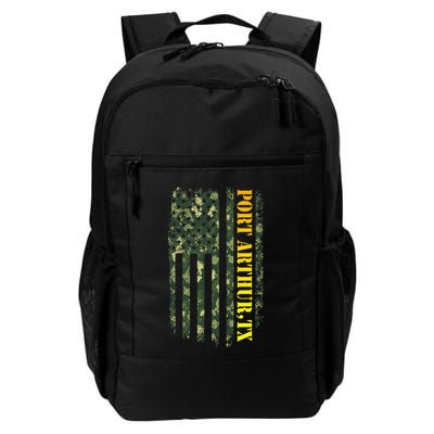 Port Arthur Texas Camouflage Usa Flag Backpack