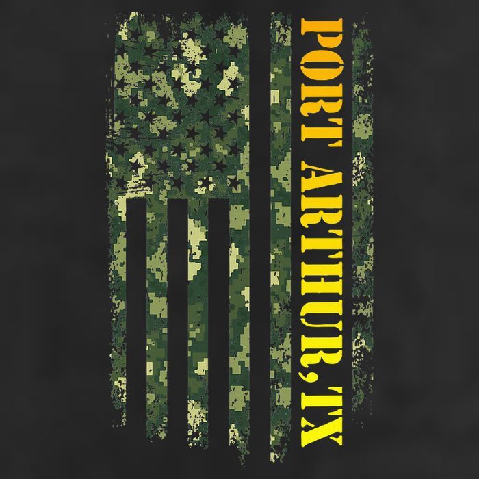 Port Arthur Texas Camouflage Usa Flag Adult Drive Performance Visor
