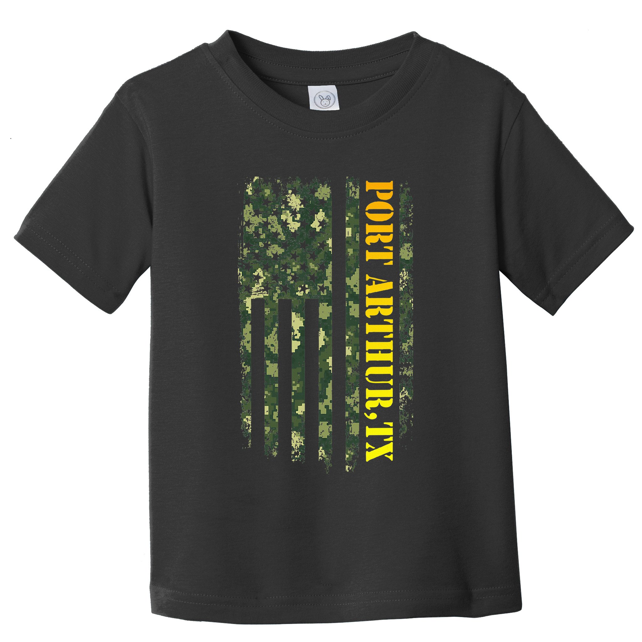 Port Arthur Texas Camouflage Usa Flag Toddler T-Shirt