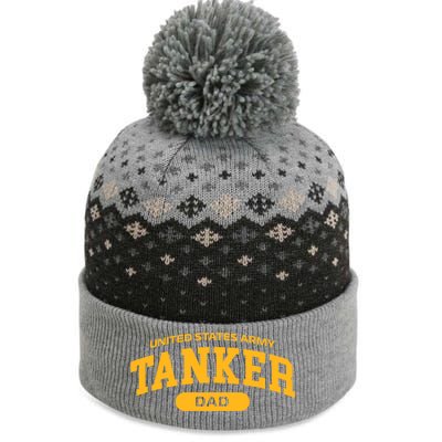 Proud Army Tanker Dad Meaningful Gift The Baniff Cuffed Pom Beanie