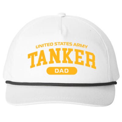 Proud Army Tanker Dad Meaningful Gift Snapback Five-Panel Rope Hat