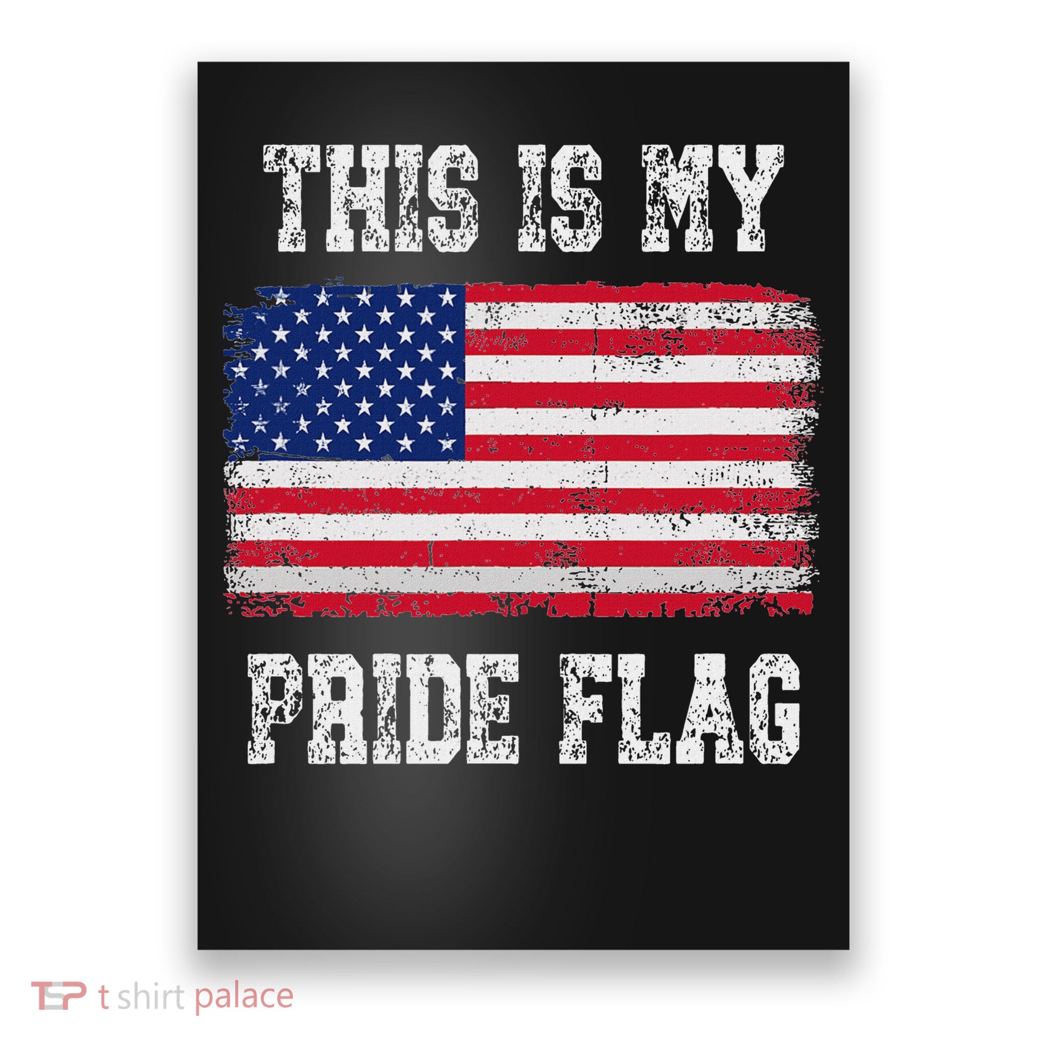 Patriotic American This Is My Pride Flag Usa Poster