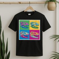 Pop Art TRex Skeleton Tyrannosaurus Rex T-Shirt