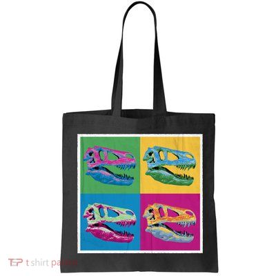 Pop Art TRex Skeleton Tyrannosaurus Rex Bag