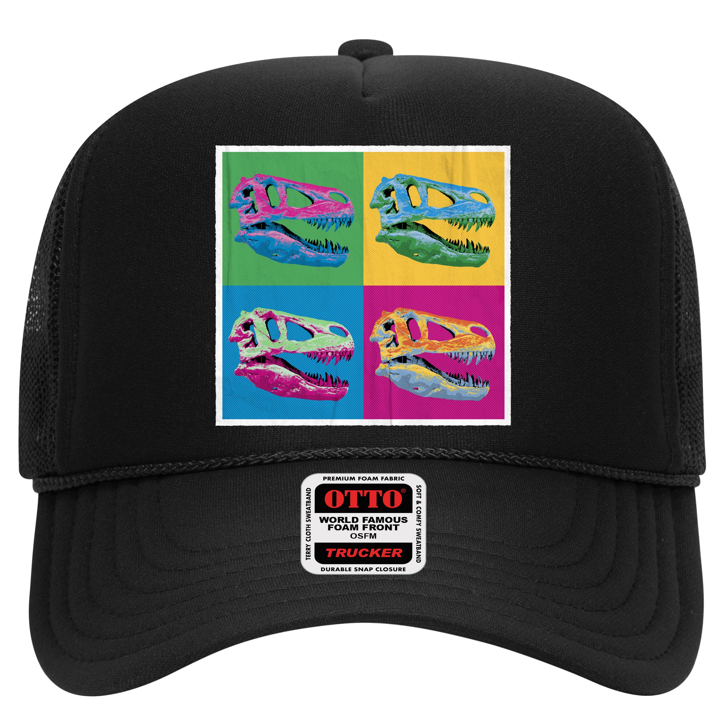 Pop Art TRex Skeleton Tyrannosaurus Rex Hat