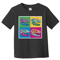 Pop Art TRex Skeleton Tyrannosaurus Rex Toddler T-Shirt