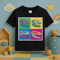 Pop Art TRex Skeleton Tyrannosaurus Rex Toddler T-Shirt